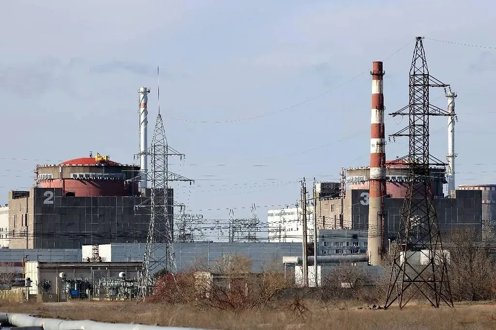 Вид на Запорожскую АЭС. Обложка © ТАСС / Алексей Коновалов