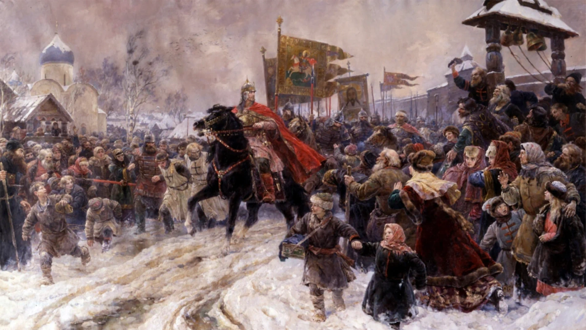 Ледовое побоище, или битва на Чудском озере, произошло 18 апреля 1242 года. Фото © rusmuseumvrm / Серов Вл. А.