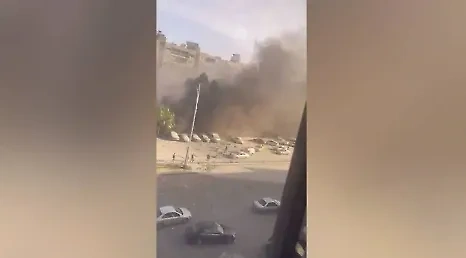 Последствия атаки Израиля на консульство Ирана в Дамаске. Видео © X / Maz