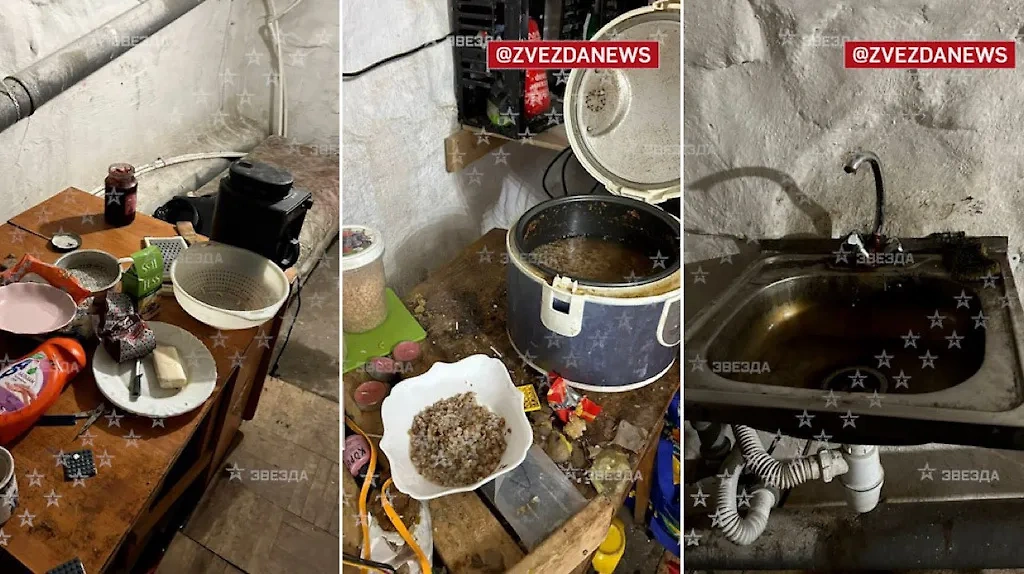 Условия, в которых жили три мальчика в подвале петербургской многоэтажки. Фото © Telegram / Zvezdanews