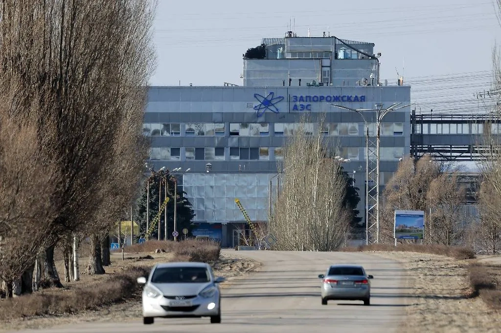 Город Энергодар остался без света из-за аварии на подстанции за Мелитополем. Обложка © ТАСС / Алексей Коновалов