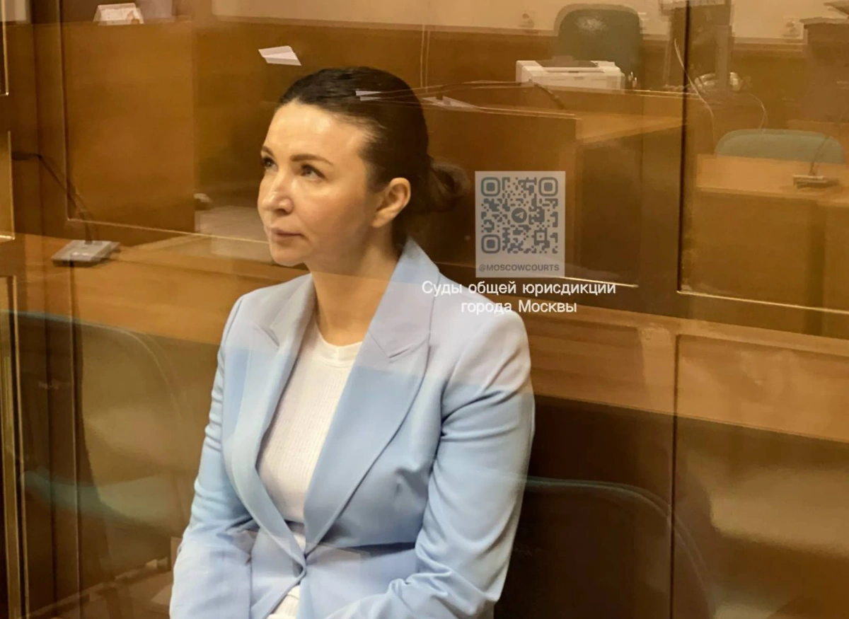 Блогер Елена Блиновская в суде. Фото © Telegram / Суды общей юрисдикции города Москвы