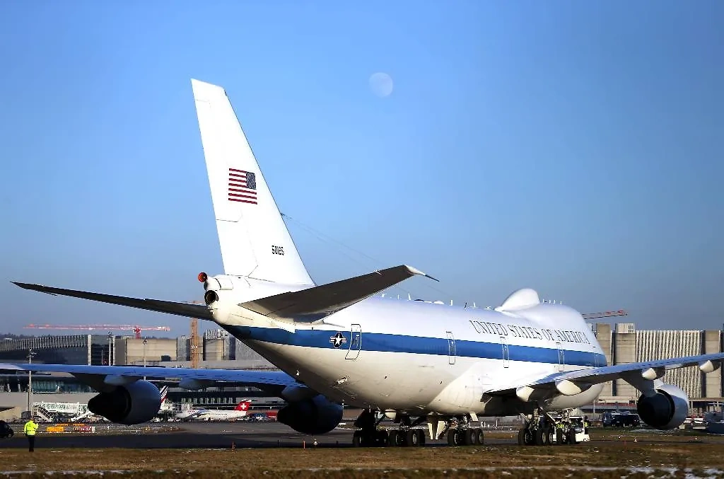 Американский "самолёт Судного дня" E-4B. Обложка © ТАСС / Марина Лысцева