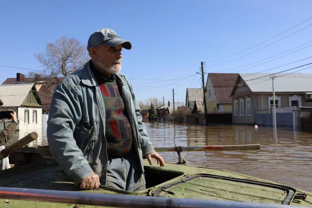 Паводок в Оренбургской области. Фото © Life.ru / Андрей Тишин