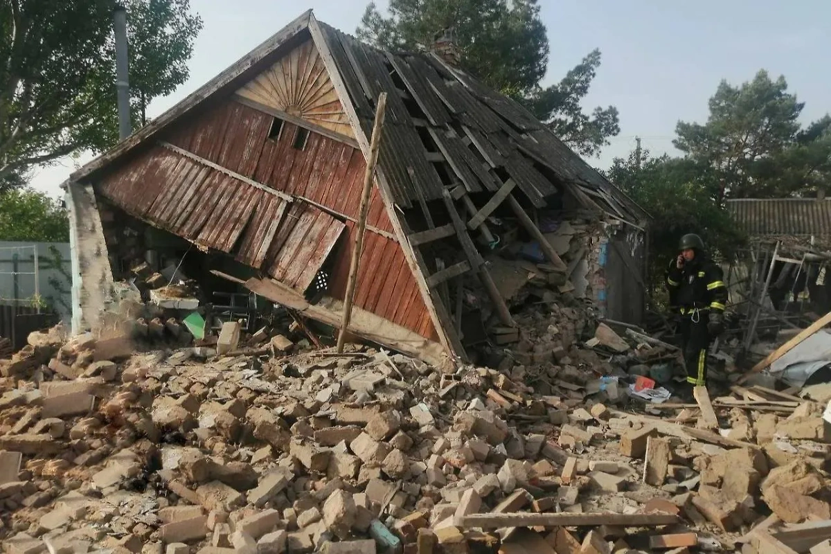 ВСУ ударили по жилому сектору в Запорожской области. Фото © Telegram / Балицкий Евгений