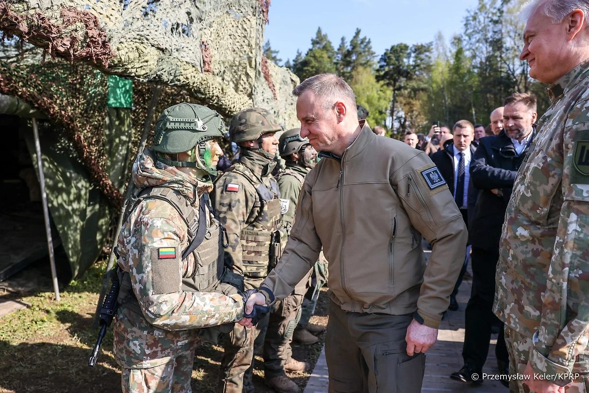 Президент Польши Анджей Дуда. Фото © Facebook (соцсеть запрещена в РФ; принадлежит корпорации Meta, которая признана в РФ экстремистской) / Andrzej Duda / Przemysław Keler / KPRP