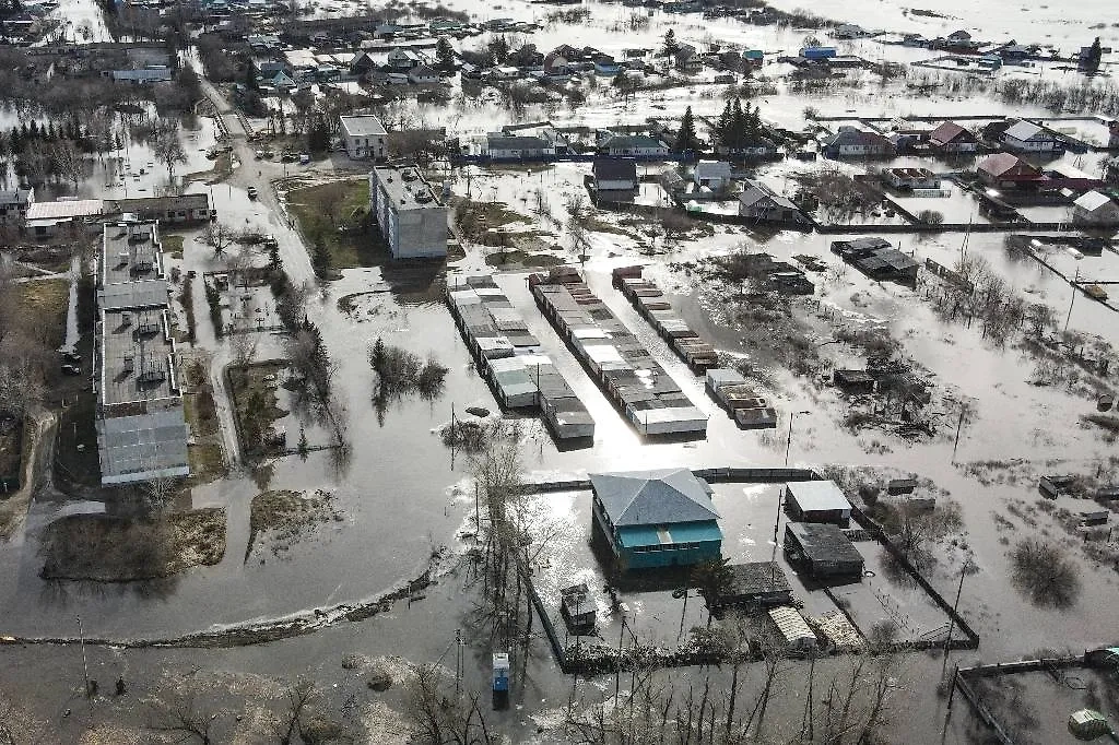 Последствия паводка в Курганской области. Обложка © ТАСС / URA.RU / Владимир Жабриков
