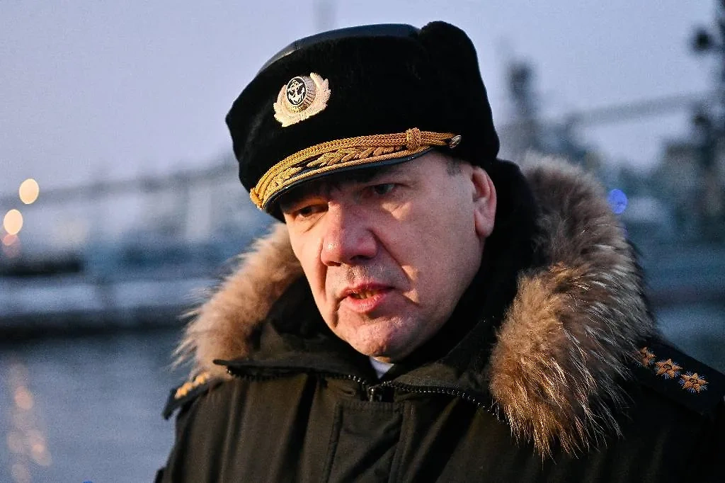 Главком ВМФ РФ Александр Моисеев. Обложка © ТАСС / Лев Федосеев