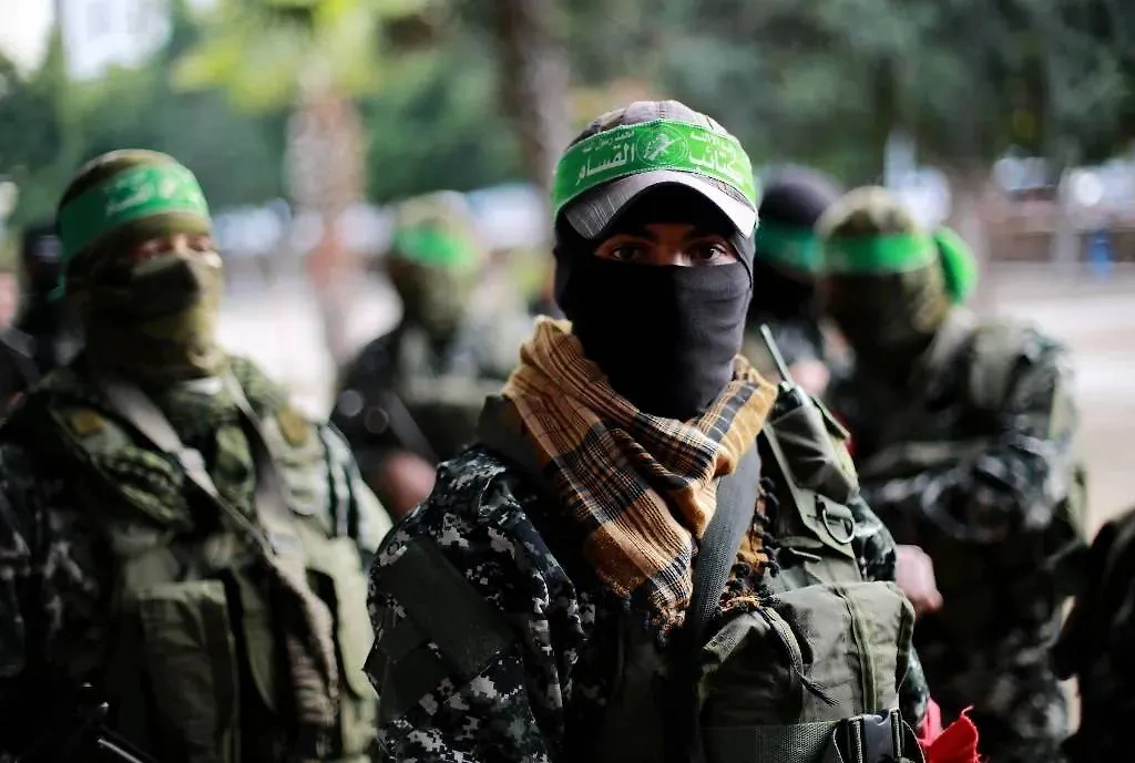 Боевики ХАМАС. Обложка © ТАСС / Zuma / Mohammed Asad