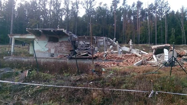 Последствия взрыва во Врбетице. Обложка © policie.cz