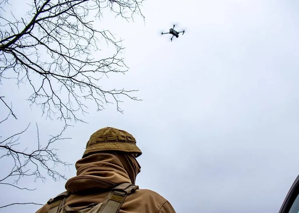 Вражеский дрон. Обложка © Telegram / Zelenskiy / Official