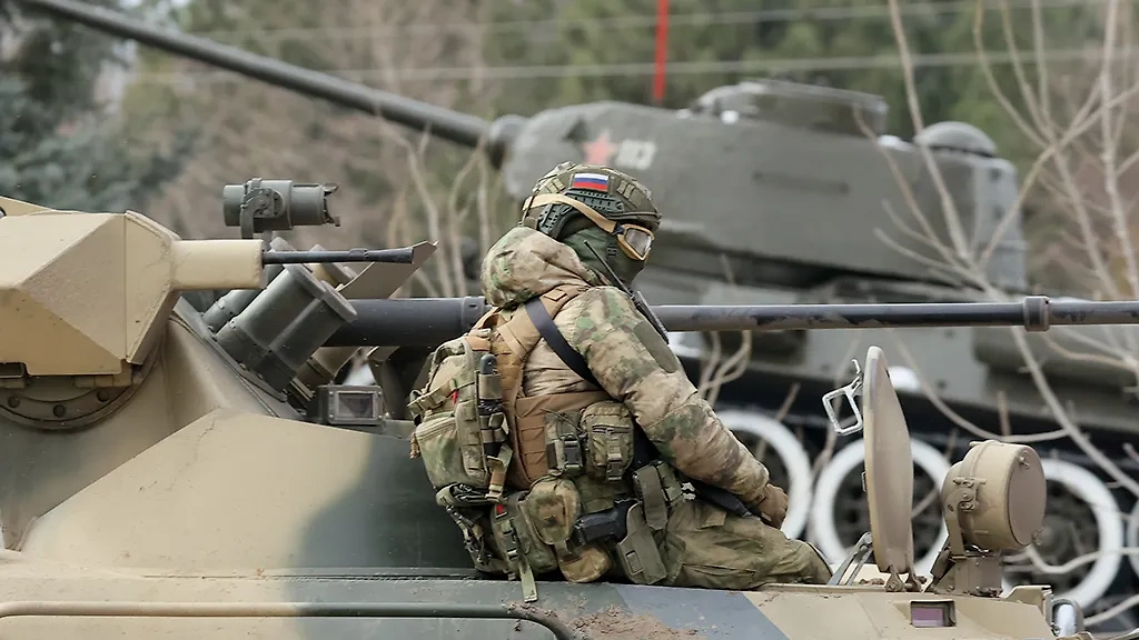 Российские военные в зоне СВО. Фото © ТАСС / Сергей Мальгавко