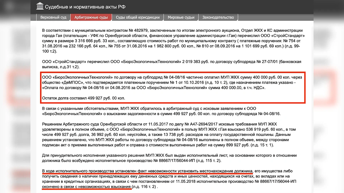 Подобные схемы в России обычно называют "распильными". Фото © Sudact.ru 