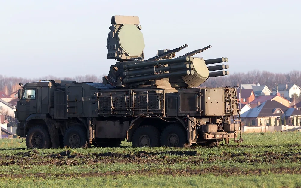 Круглосуточное боевое дежурство системы ПВО "Панцирь". Фото © ТАСС / Николай Гынгазов