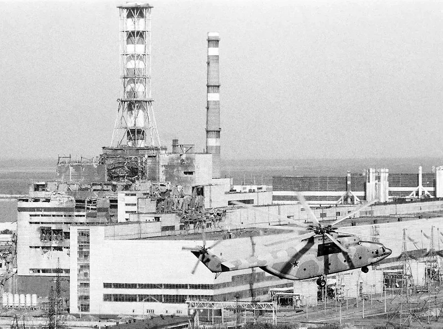 Ликвидация последствий аварии на Чернобыльской АЭС, 13 мая 1986 год. Фото © ТАСС / Валерий Зуфаров