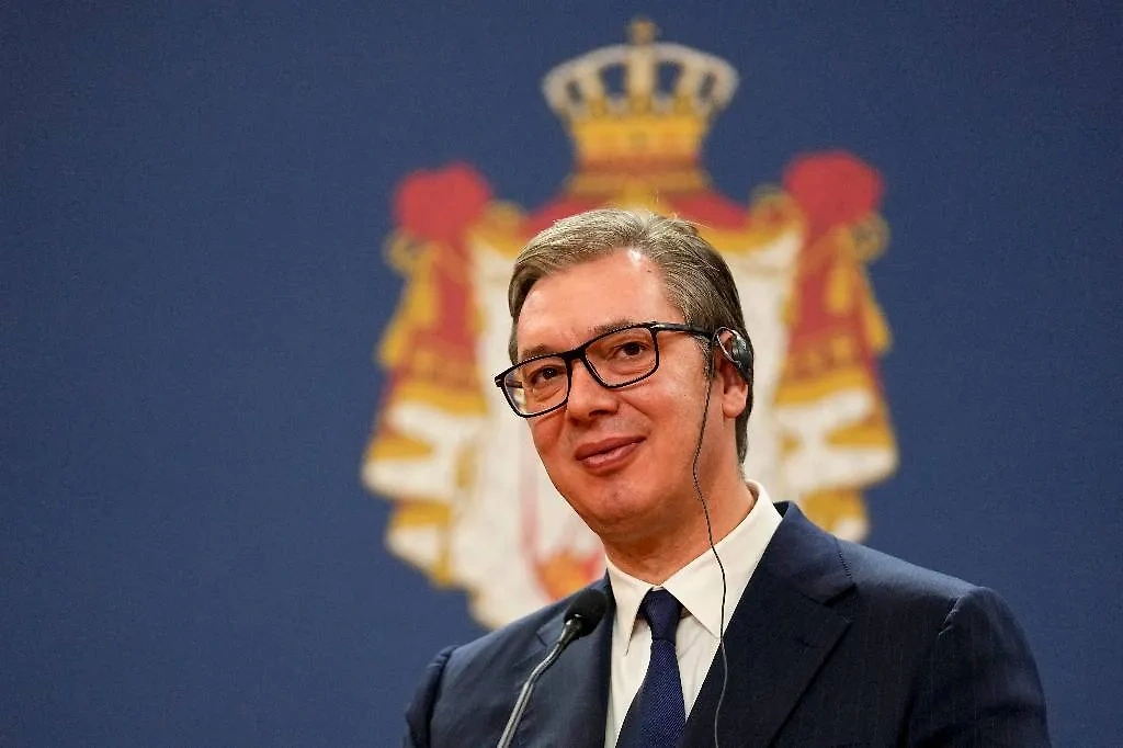 Президент Сербии Александр Вучич. Обложка © ТАСС / AP / Darko Vojinovic