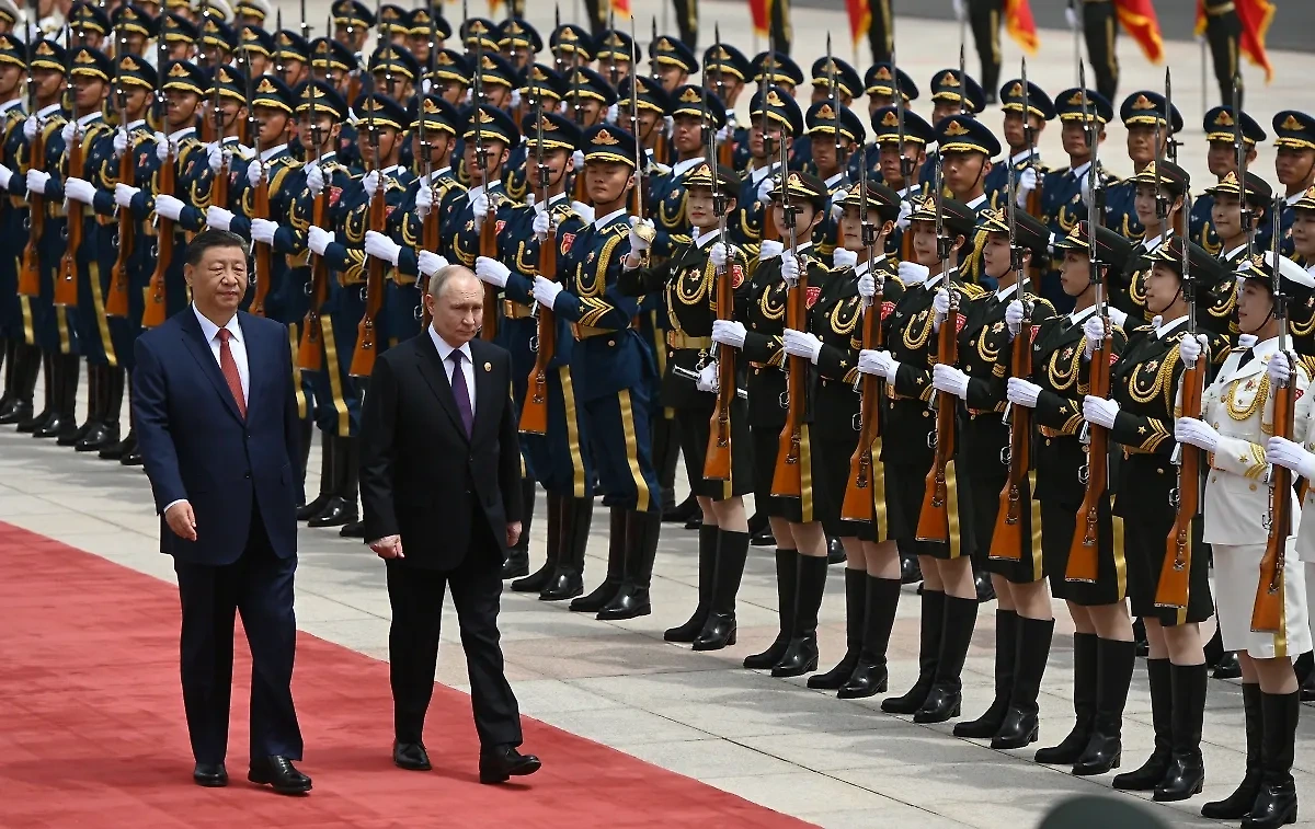 Владимир Путин и Си Цзиньпин в Китае. Фото © Life.ru / Павел Баранов