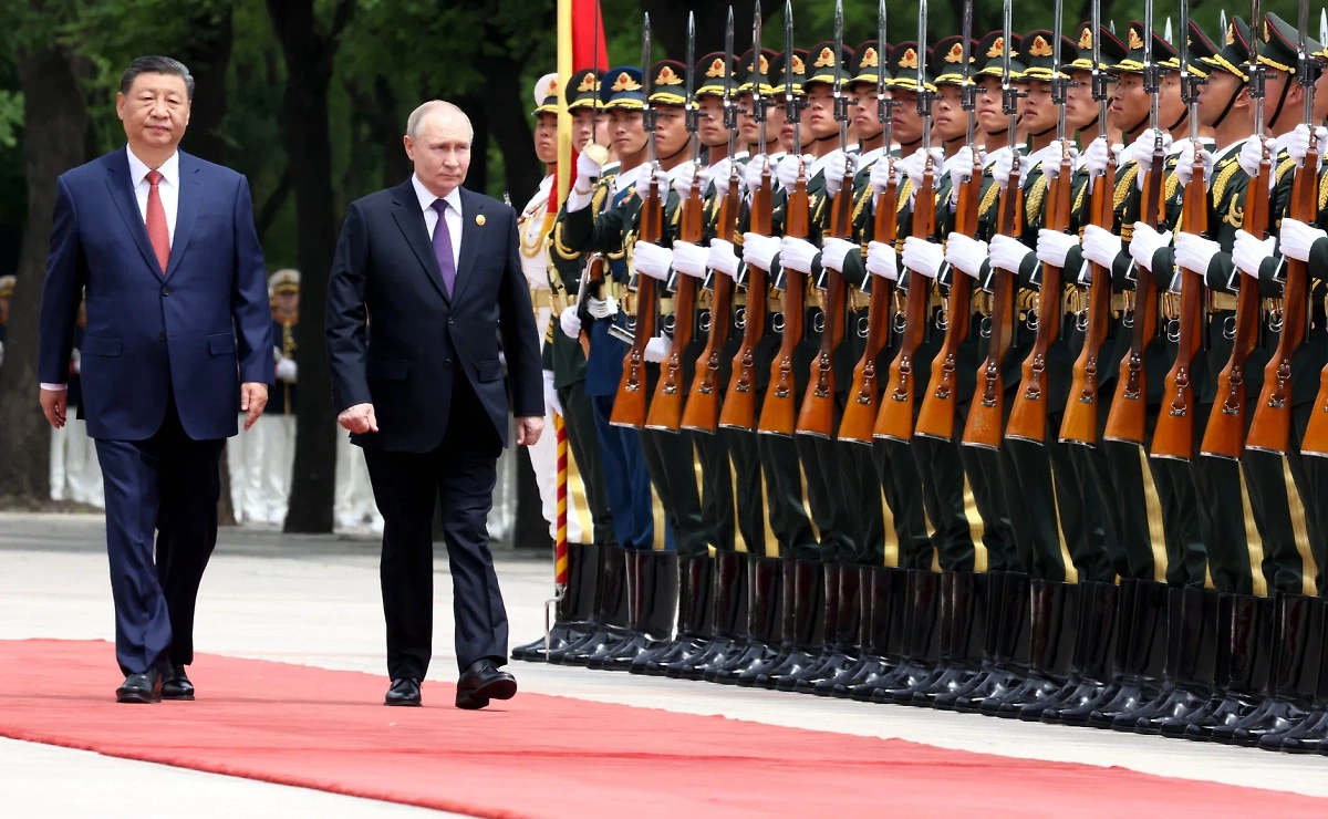 Президент РФ Владимир Путин и председатель КНР Си Цзиньпин. Обложка © Kremlin.ru