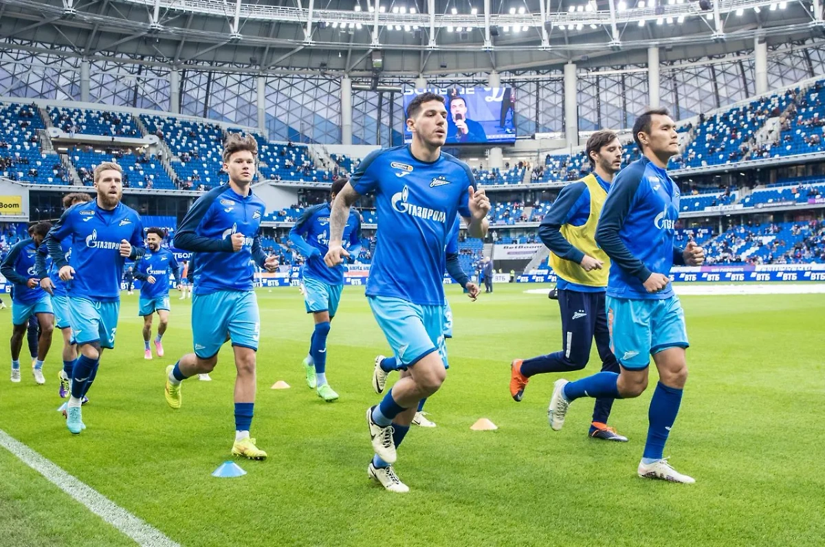 Футболисты "Зенита". Обложка © Telegram / ФК "Зенит"