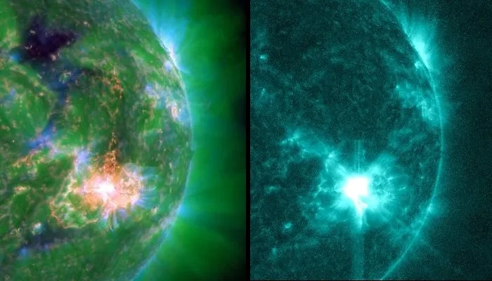 Вспышка на Солнце 10 мая. Фото © Лаборатория солнечной астрономии ИКИ РАН