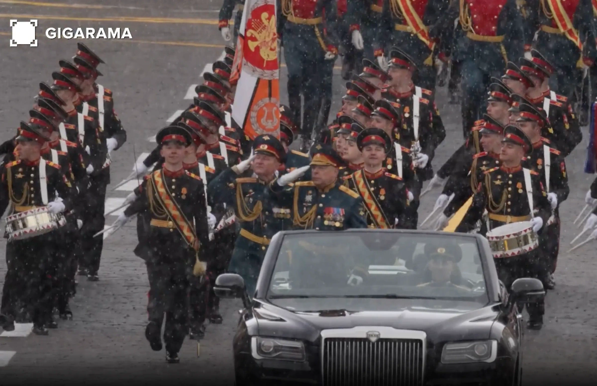 Парад Победы 9 мая 2024 года в Москве. Видео © Telegram / Gigarama