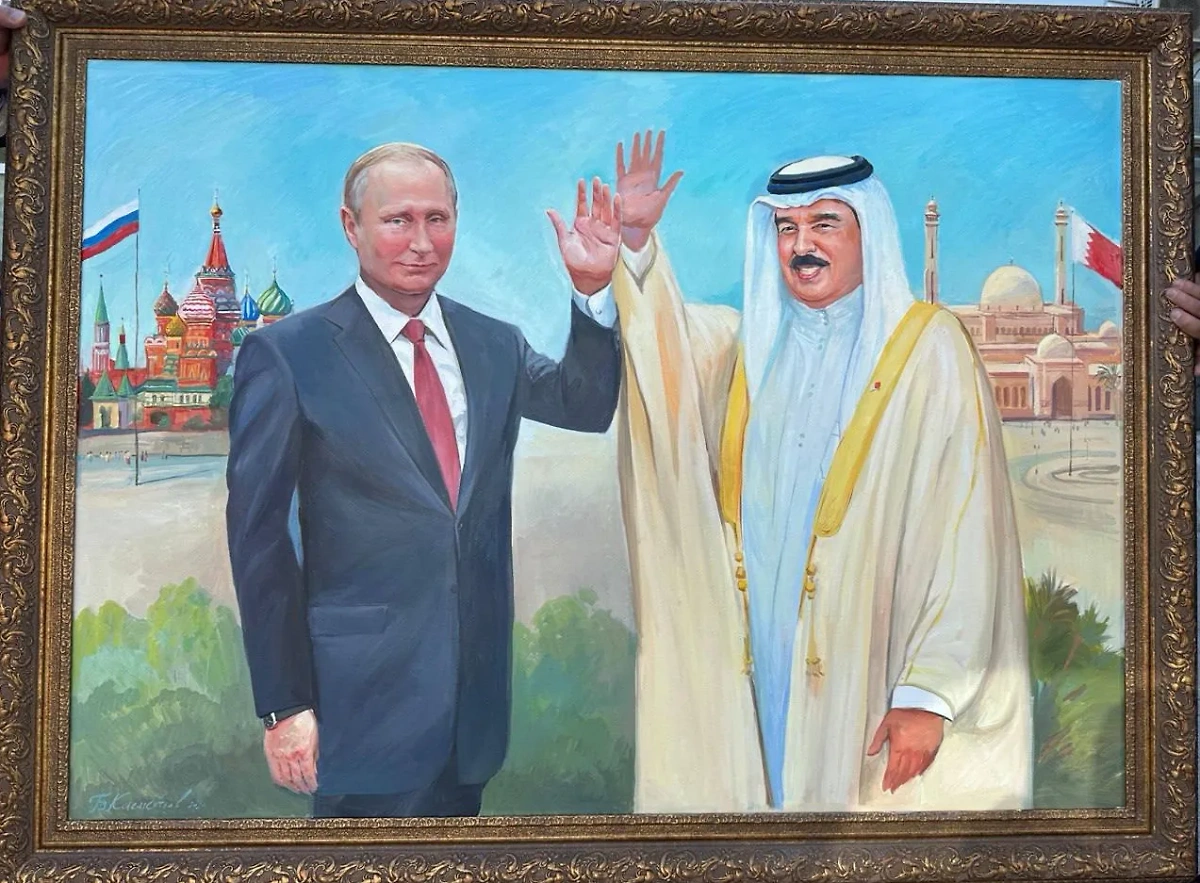 Картина в подарок королю Бахрейна. Обложка © Life.ru