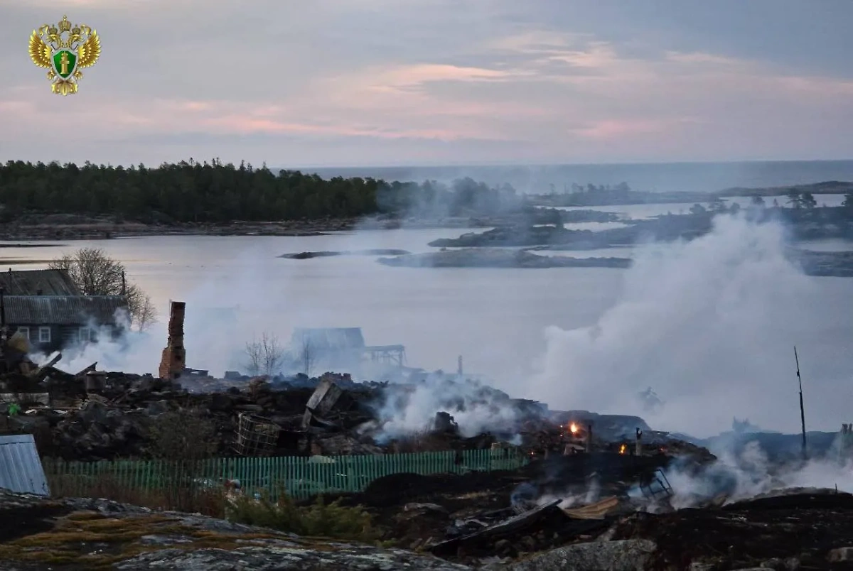 Обстановка в Карелии в результате пожара. Фото © Telegram / Прокуратура Республики Карелия