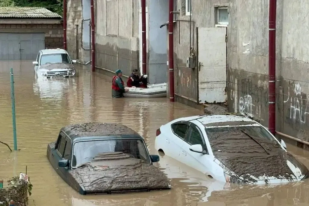 Наводнение в Армении. Обложка © Telegram / Ministry of Internal Affairs of Armenia