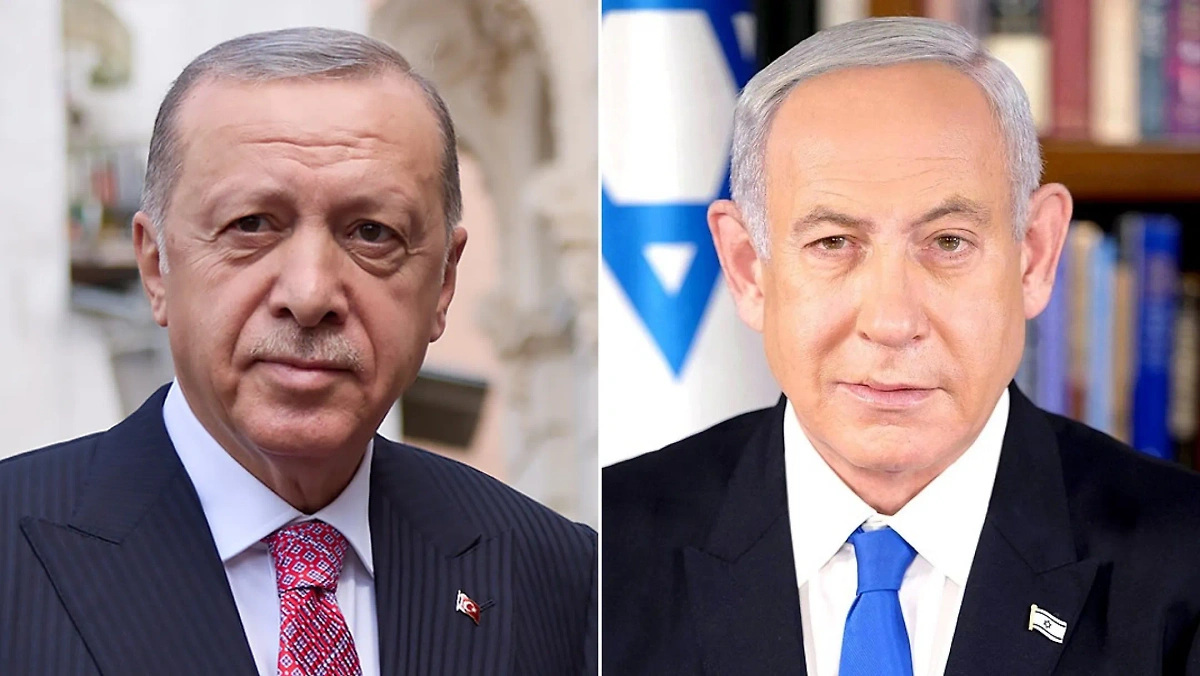 Президент Турции Реджеп Тайип Эрдоган и премьер-министр Израиля Беньямин Нетаньяху. Обложка © Wikipedia, Wikipedia / Avi Ohayon