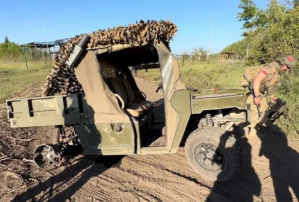 Подбитый багги. Фото © kp.ru / Аелксандр Коц