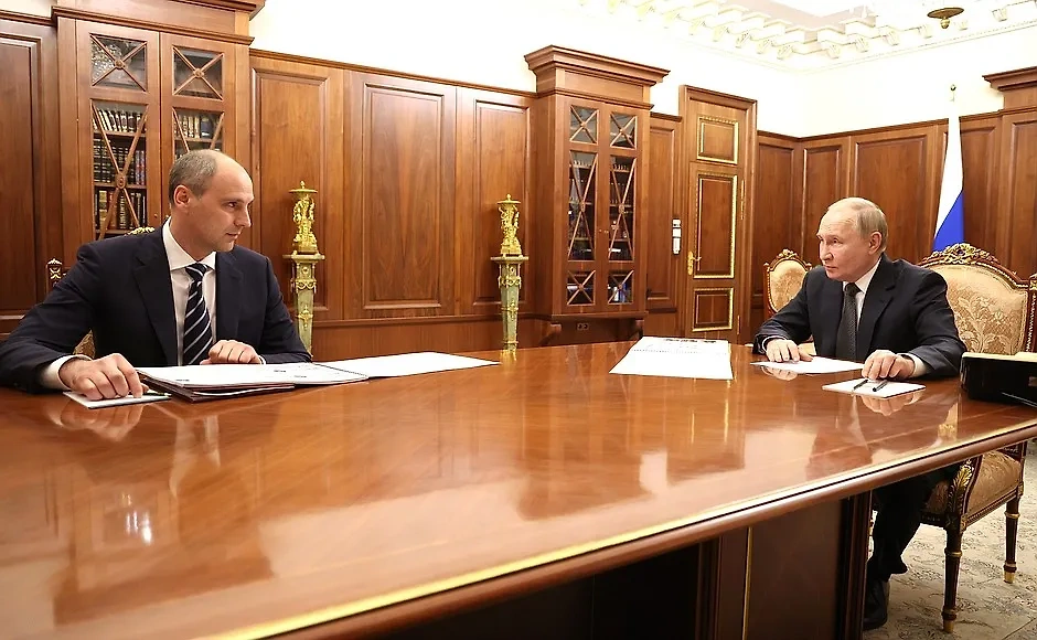 Денис Паслер и Владимир Путин. Фото © kremlin