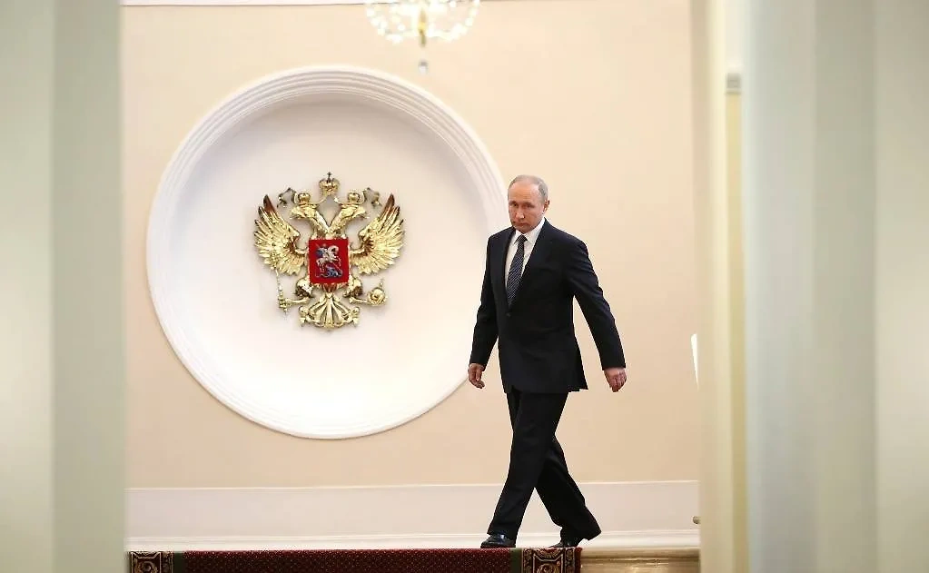 Торжественная церемония вступления в должность президента РФ Владимира Путина в 2018 году. Фото © ТАСС / Zuma