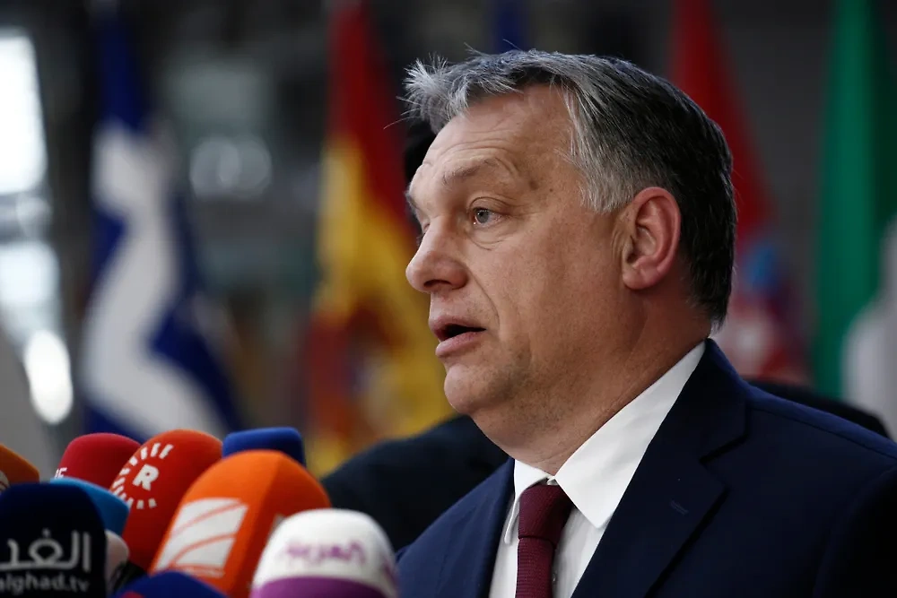 Венгерский премьер-министр Виктор Орбан. Обложка © Shutterstock / FOTODOM / Alexandros Michailidis