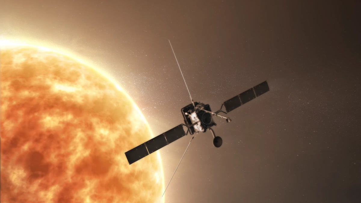 Зонд Solar Orbiter. Обложка © Wikipedia / NASA