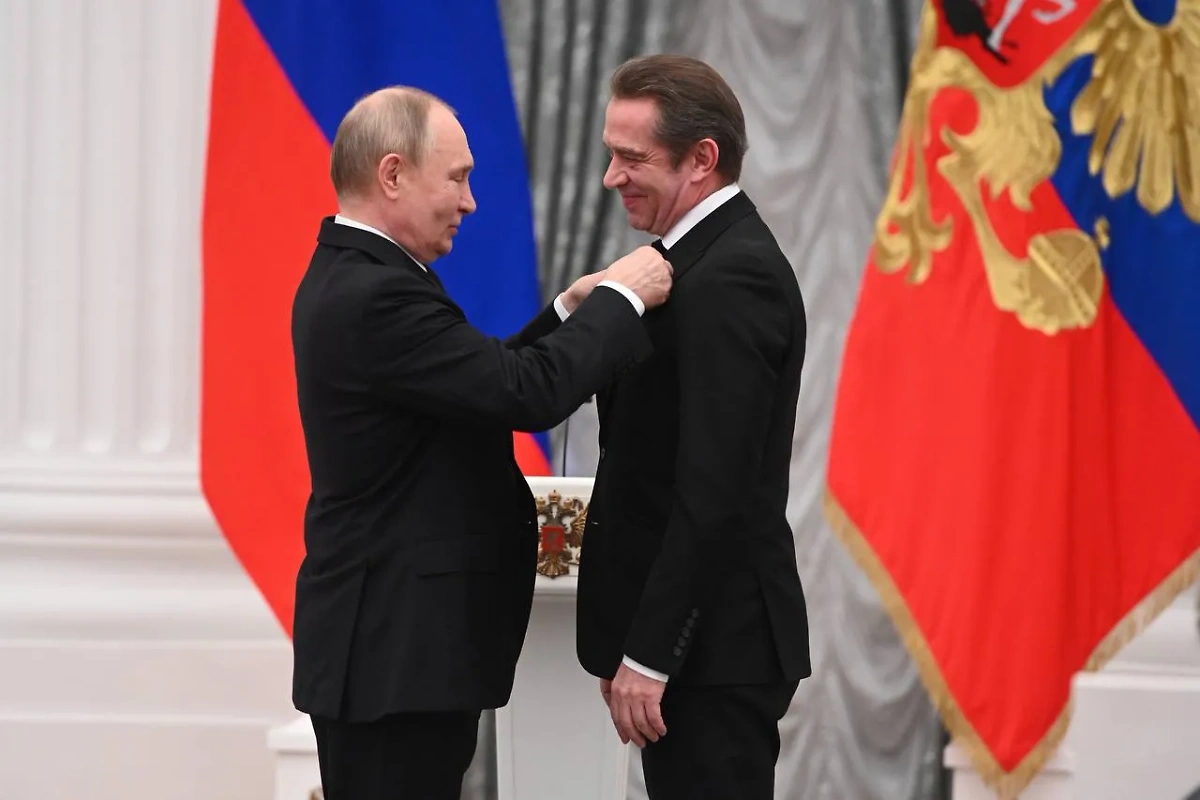 Владимир Путин и Владимир Машков. Фото © Life.ru/Павел Баранов