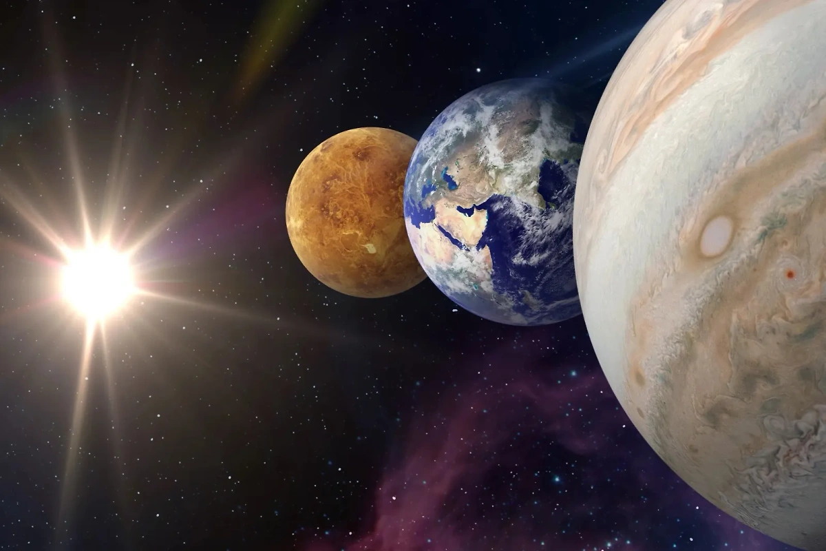 Каждые 11 лет Венера, Земля и Юпитер выстраиваются ровно в одну линию. Фото © Shutterstock / FOTODOM / buradaki