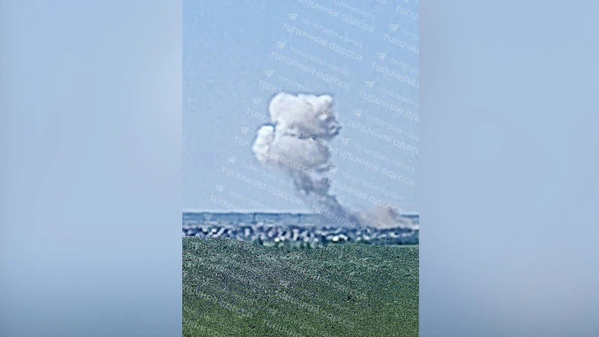 Взрыв в Одессе. Фото © Telegram / Типичная Одесса