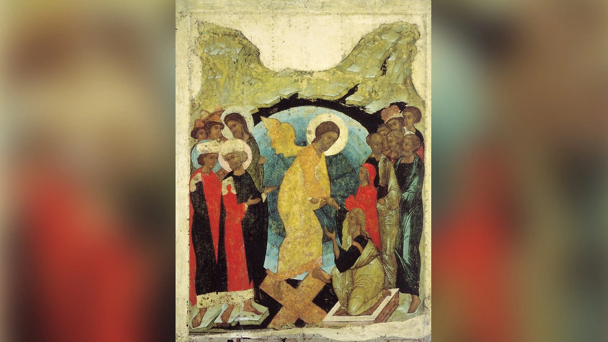 Воскресение Христово (икона Андрея Рублёва). Фото © Wikipedia