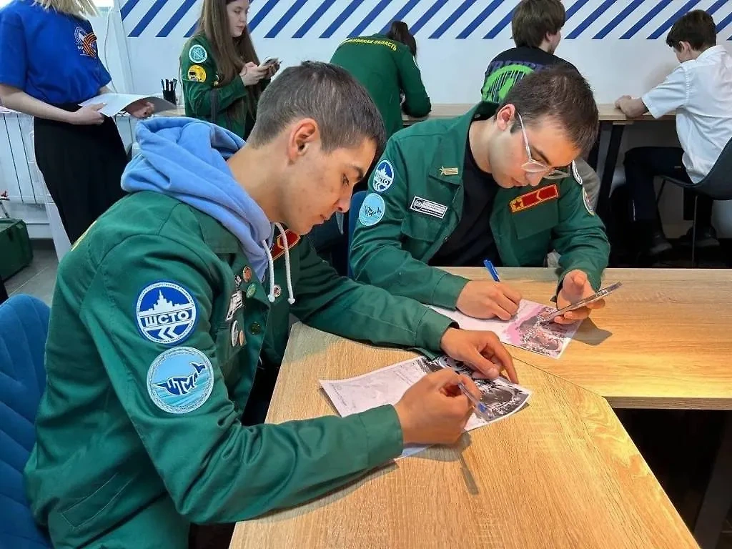 "Волонтёры Победы" запустили Международную акцию "Письмо Победы". Фото © Telegram / Волонтёры Победы
