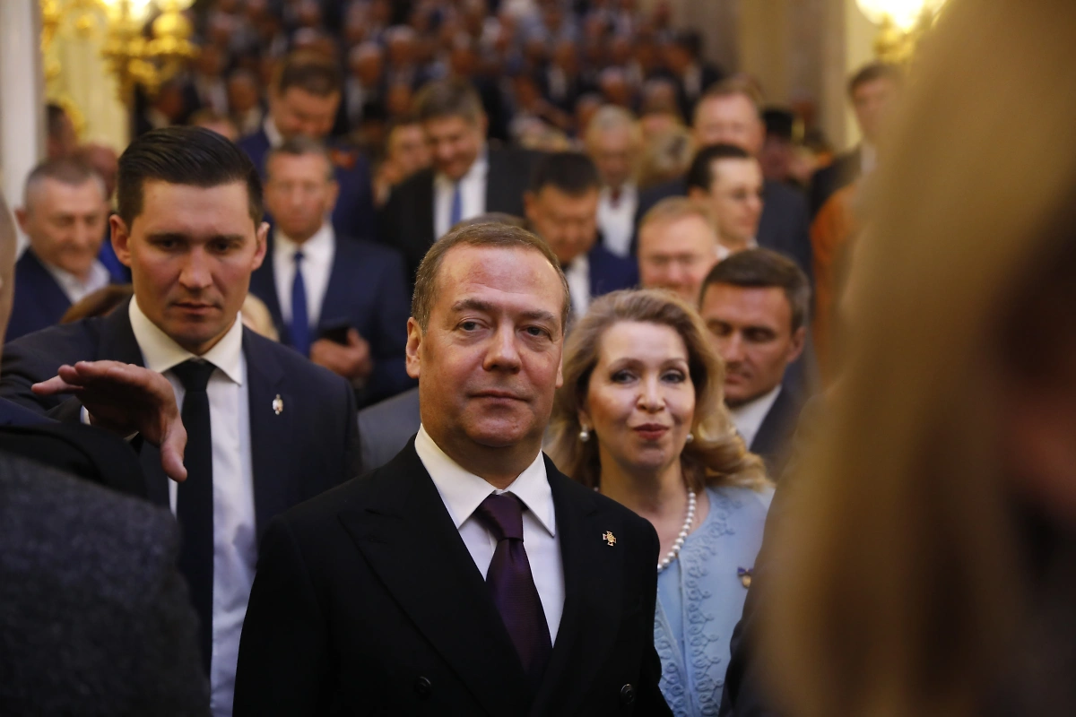 Гости инаугурации президента Владимира Путина: Дмитрий Медведев. Фото © Life.ru