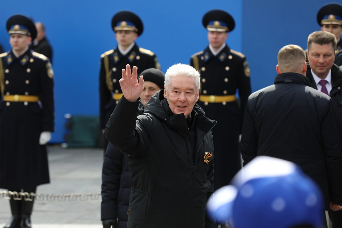 Мэр Москвы Сергей Собянин на Параде Победы на Красной площади. Фото © Life.ru