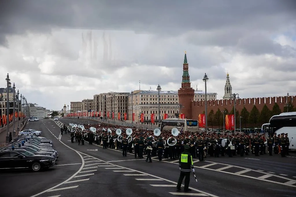 Военнослужащие, участвующие в Параде Победы в Москве 9 мая. Фото © Life.ru / Андрей Тишин