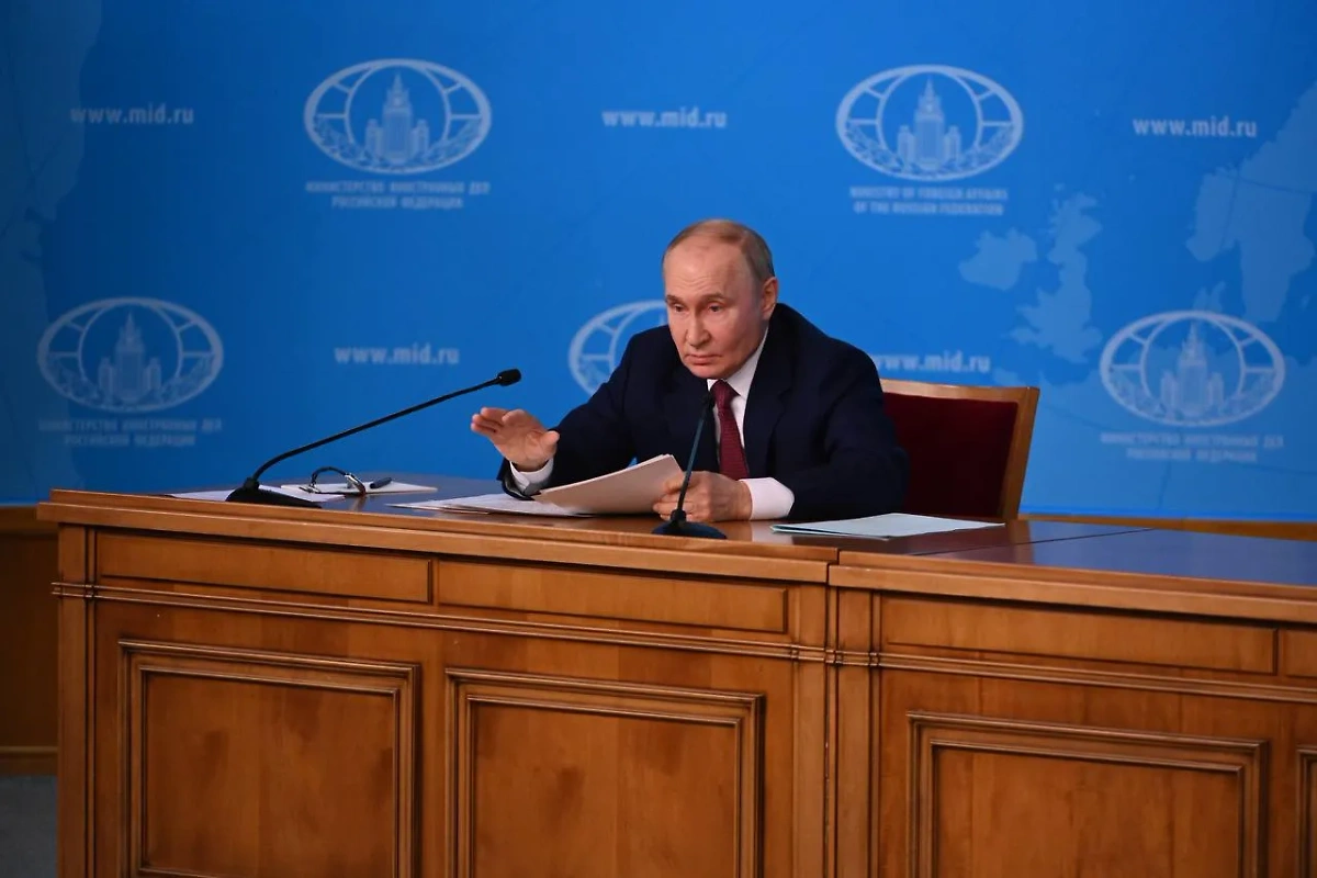 Президент Владимир Путин заявил о возможности завершить украинский конфликт. Фото © Life.ru / Павел Баранов