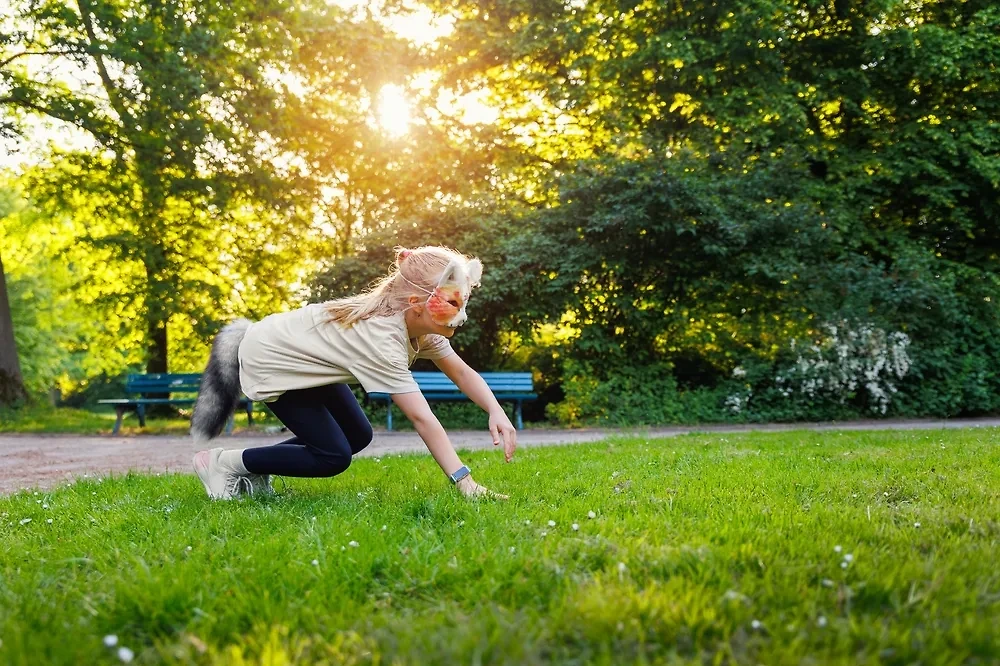 Девочка занимается квадробикой. Фото © Shutterstock / FOTODOM / Gorloff-KV