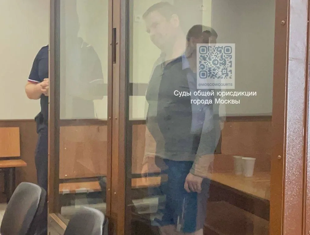Убийца в зале суда. Фото © Telegram / Суды общей юрисдикции города Москвы