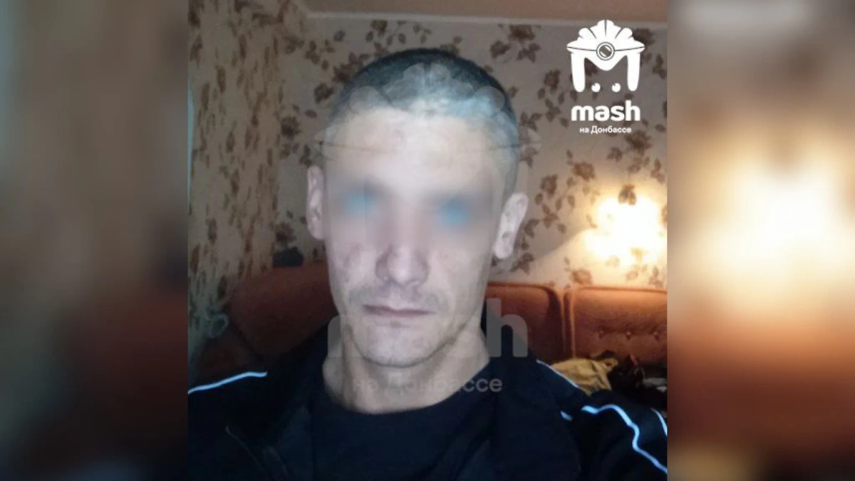 Подозреваемый в убийстве жительницы Донецка — 35-летний Илья. Фото © "Mash на Донбассе"