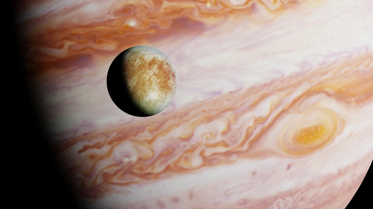 Спутник Юпитера Европа. Фото © Shutterstock / FOTODOM / Dotted Yeti