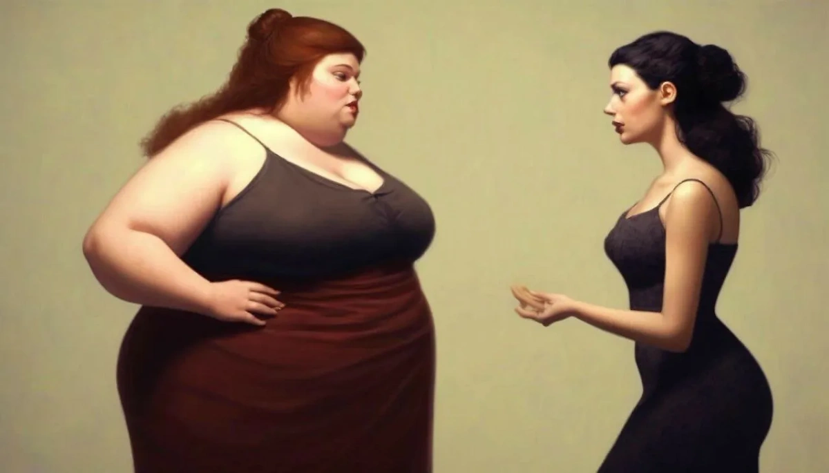 Почему одни женщины худые, а другие толстые — всё дело в восприятии. Фото © Шедеврум