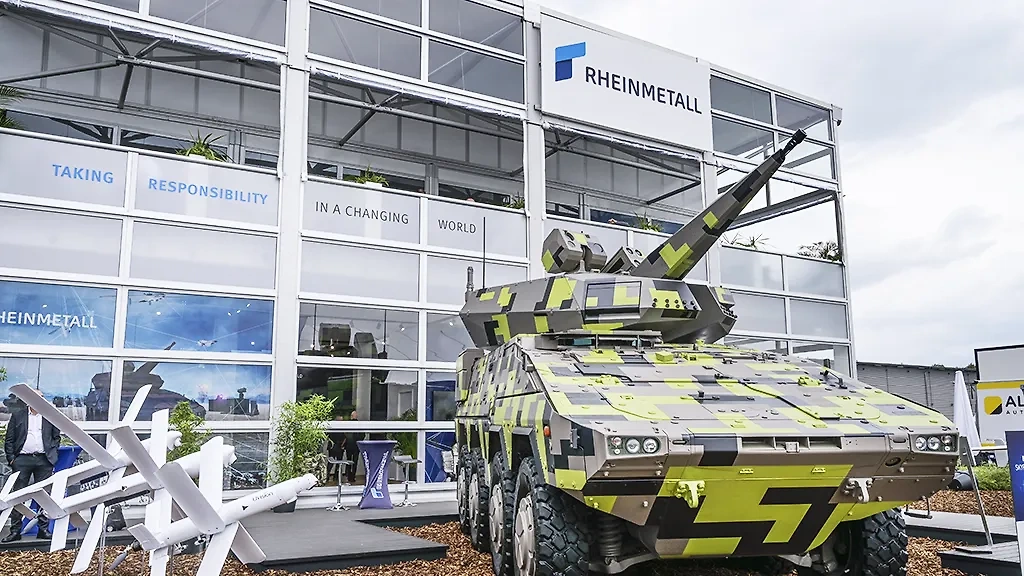 Вооружение компании Rheinmetall. Rheinmetall открыла свой цех на территории Украины. Фото © ТАСС / IMAGO / Schöning