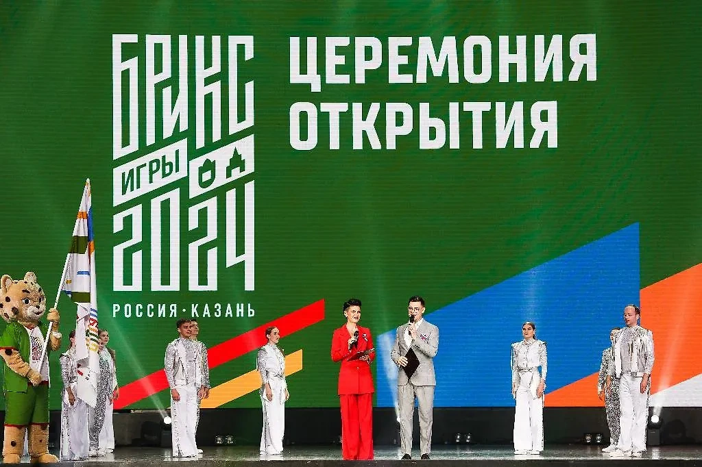 Церемония открытия Спортивных игр стран БРИКС в Казани. Обложка © ТАСС / Егор Алеев